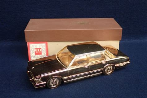 【やや傷や汚れあり】 天賞堂 シガレットケース Cedric 280e Brougham オルゴール付き Nissan日産・セドリック