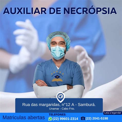 Curso Para Auxiliar De Necr Psia E Inscri O