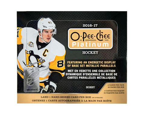 2016 17 Upper Deck O Pee Chee Platinum Hockey Hobby Box Da Card World