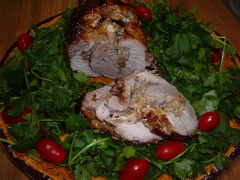 German Style Rotisserie Stuffed Pork Loin Spiessbraten Randi S Country Kitchen