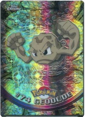 Geodude Topps Series Pokemon Card