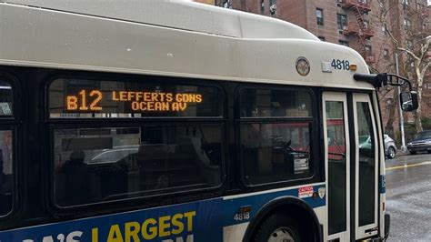 MTA NYCT Onboard 2011 New Flyer XD40 4818 On The B12 YouTube