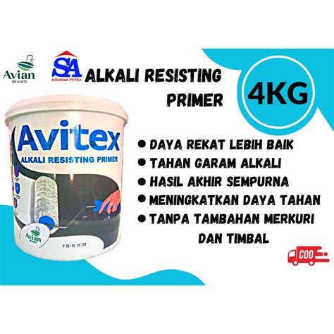 Jual CAT DASAR AVITEX ALKALI RESISTING PRIMER CAT PELAPIS DINDING CAT