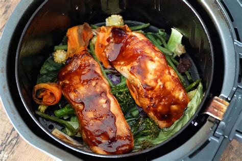 Easy Air Fryer Teriyaki Salmon Air Fry Anytime