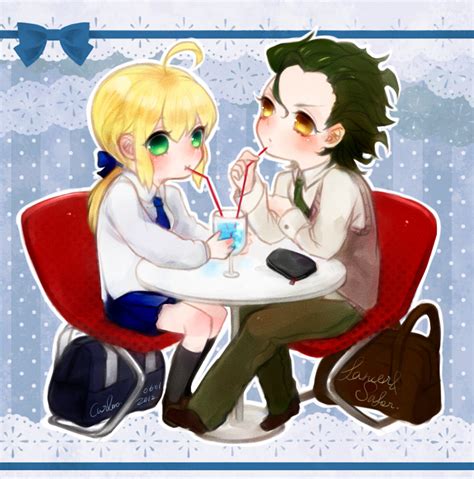 Artoria Pendragon Saber And Diarmuid Ua Duibhne Fate And 1 More Drawn By Medemoisellecu