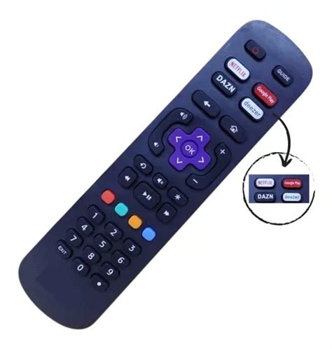 Controle Remoto Compatível Tv Semp Roku Smart MercadoLivre