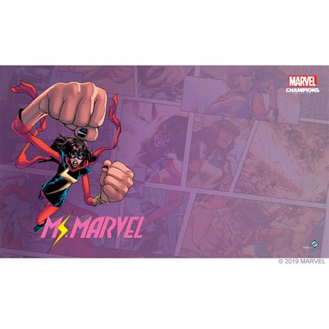 Marvel Champions LCG Ms Marvel Game Mat