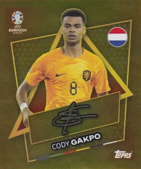 TOPPS STICKER FOOTBALL European Championship Euro 2024 No NED SP Cody