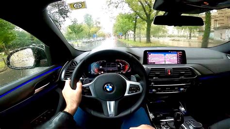 Bmw X Pov Test Drive Xdrive D On A Rainy Day M Sport X