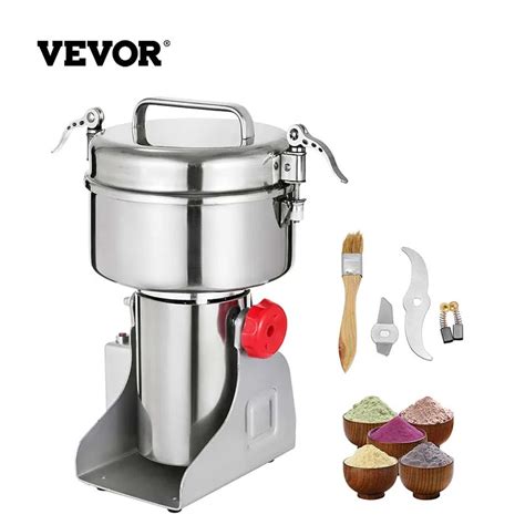 VEVOR 750g Herb Mill młynek do ziarna Open Cover Stop mąka w proszku