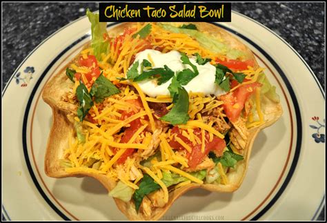 Chicken Taco Salad Bowl - The Grateful Girl Cooks!