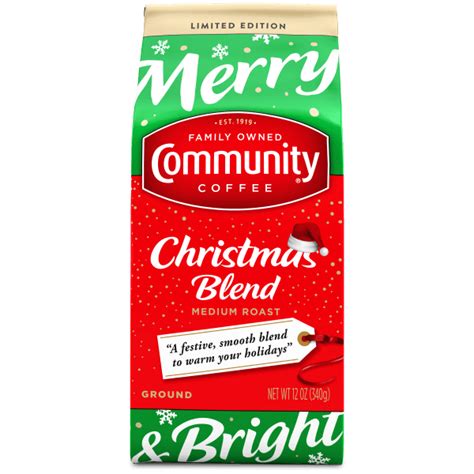 Christmas Blend Ground Coffee 12oz Community Coffee