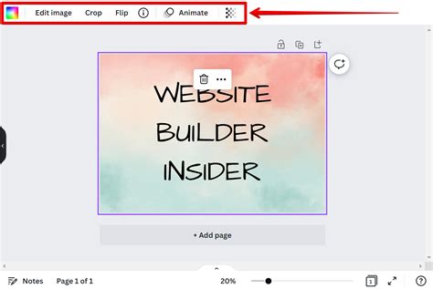 Where Is The Editor Toolbar In Canva WebsiteBuilderInsider