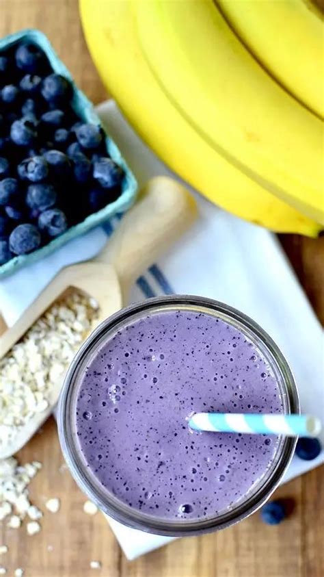 Blueberry Muffin Smoothie Healthy Smoothie Recipe