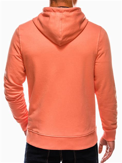 Men S Zip Up Sweatshirt B Peach Modone Wholesale Clothing For Men