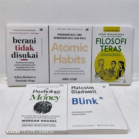 Jual Paket Buku Motivasi Filosofi Teras The Psychology Of Money