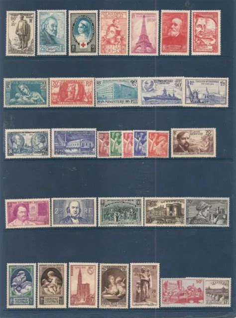 Timbres France Neufs Ann E Compl Te Eur Picclick Fr