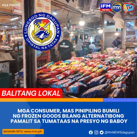 Mga Consumer Mas Pinipiling Bumili Ngayon Ng Frozen Goods Bilang