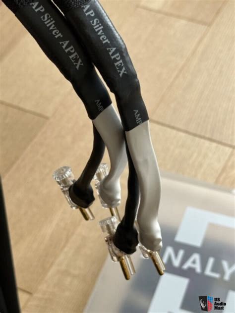 Analysis Plus Silver Apex Wbt Banana Speaker Cables