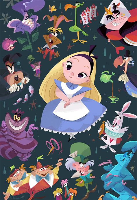 JERROD MARUYAMA | Disney art, Alice in wonderland characters, Alice in