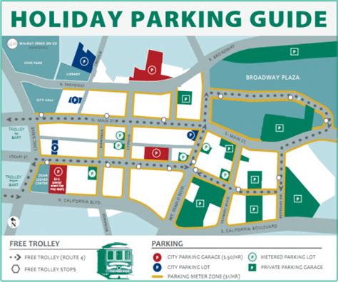 Walnut Creek Downtown Map