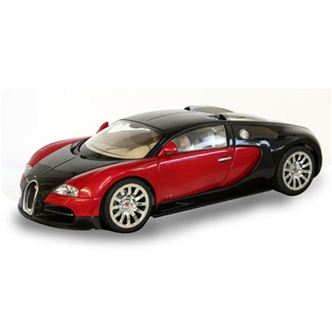 Auto Art Bugatti Eb Veyron Rojo Y Negro Model One