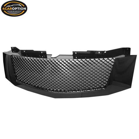 Fits Cadillac Escalade Escalade Ext Esv Black Mesh Grill Grille