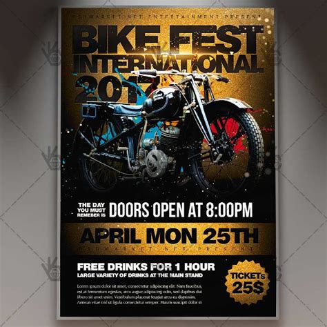 Bike Fest International Premium Flyer Psd Template Psdmarket