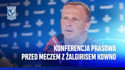 KONFERENCJA PRASOWA Trener John Van Den Brom Przed Meczem Z