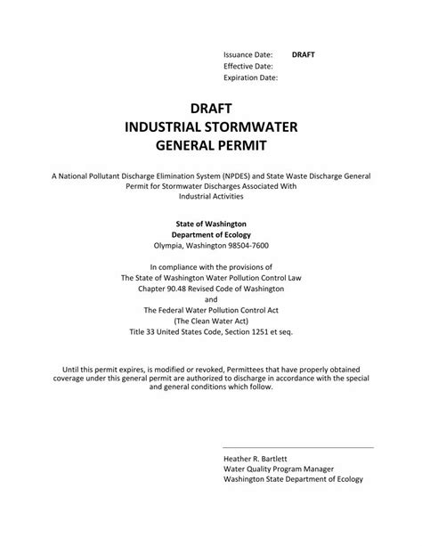 Pdf Industrial Stormwater General Permit Dokumen Tips