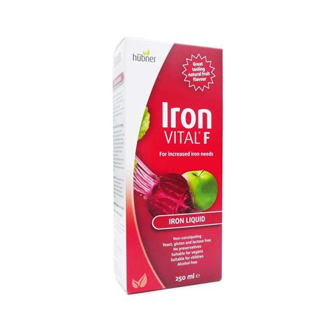 Hübner Iron Vital Liquid Iron Supply Fruit Flavour 250ml