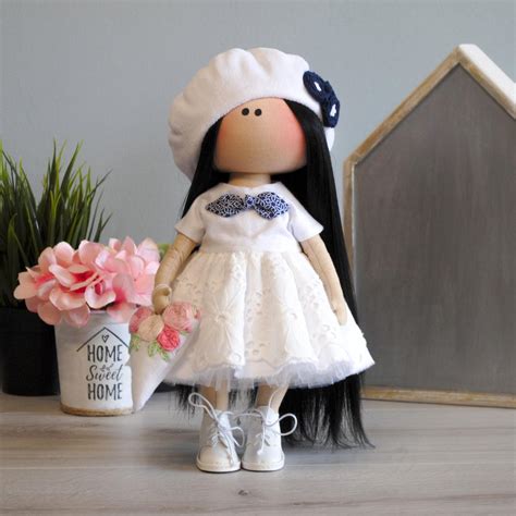Текстильная кукла ручной работы | Milan Dolls