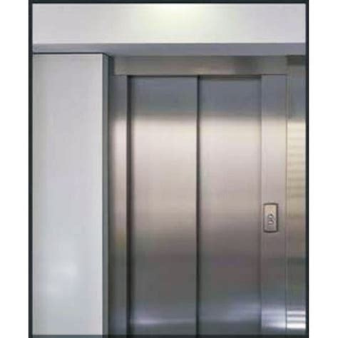 Stainless Steel Side Opening Automatic Telescopic Elevator Door