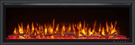 Amazon Huntington Fireplaces Sparkling Series 65 Linear Built In