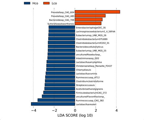 Identification Of Gut Bacterial Species Associated With Porcine Fe Download Scientific