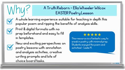 Easter Poem Lesson A Truth Reborn By Ella Wheeler Wilcox Poetry