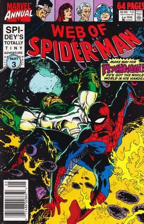 Web Of Spider Man Annual Newsstand Web Of Spider Man Annual