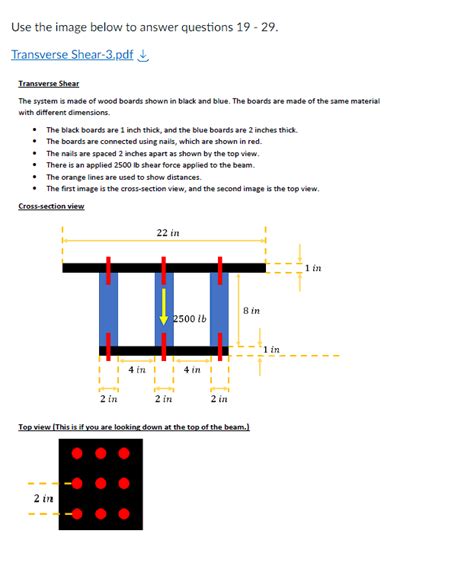 Solved Transverse Shear-3.pdf Transverse Shear The system is | Chegg.com