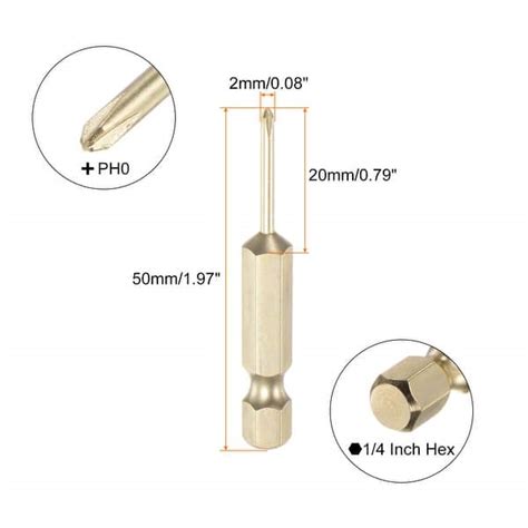 pcs ph phillips head screwdriver drill  length