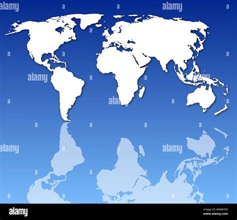 world map or globe with all continents Stock Photo - Alamy