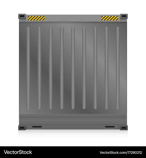 Cargo container Royalty Free Vector Image - VectorStock