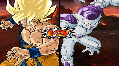 DBZ Budokai Tenkaichi 3 SSJ Goku Mid VS Full Power Frieza YouTube