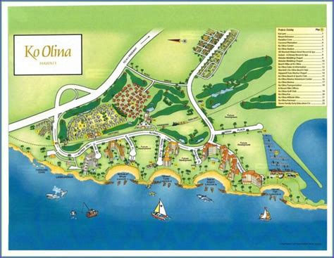 Ko Olina Resort Map Map : Resume Examples