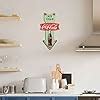 Amazon Coca Cola Ice Cold Arrow Embossed Metal Sign Vintage