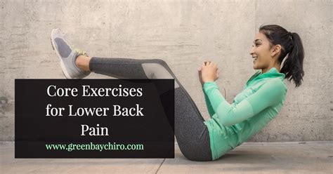 Core Exercises for Lower Back Pain – Lifestyle Chiropractic