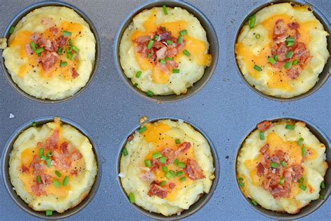 Loaded Mashed Potato Cups Best Way To Use Leftover Mashed Potatoes