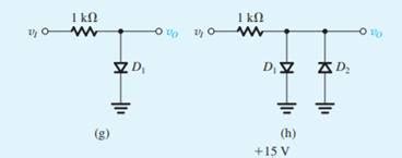 Solved In Each Of The Ideal Diode Circuits Shown In Fig P4 4 VI