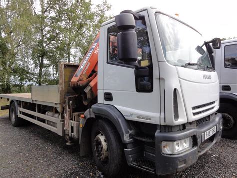 Iveco Eurocargo E Ft Flatbed With Crane Used Trucks