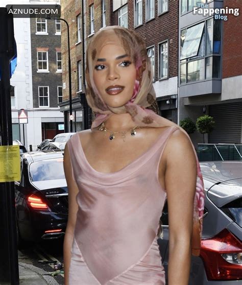Yasmin Finney Sexy And Nude Spotted Flashing Her Hot Boobs In A See Through Outfit In London