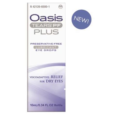 Oasis TEARS® PF PLUS Preservative-Free Lubricant Eye Drops 10ml